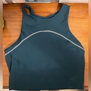 Cropped workout top
